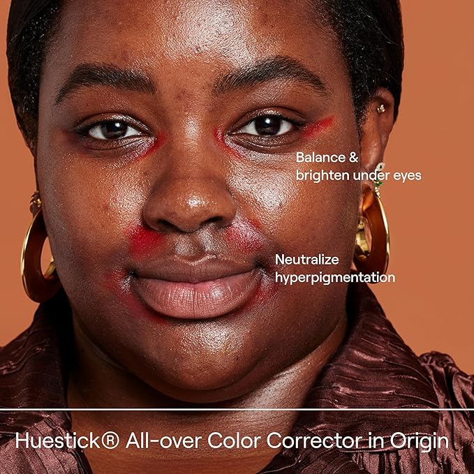 Live Tinted Huestick: All-over Color Corrector Multistick for Brighter, Balanced Skin, Works on Lips, Cheeks, And Eyes, Vitamins C+E Soothes, Heals & Nourishes Damaged Skin - Origin 3g / 0.1oz-Velvo Beauty