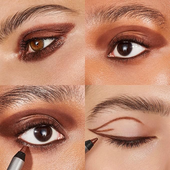 Wonderskin Eyeliner Pencil, 1440 Longwear Brown Eyeliner Pencil - Waterproof, Sharpenable & Smudge Proof-Velvo Beauty