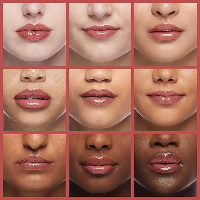 Plumping, Hydrating Lip Gloss - Long Lasting, Non-sticky Tinted Balm Revitalizes Dry Lips (ROSEWOOD)-Velvo Beauty