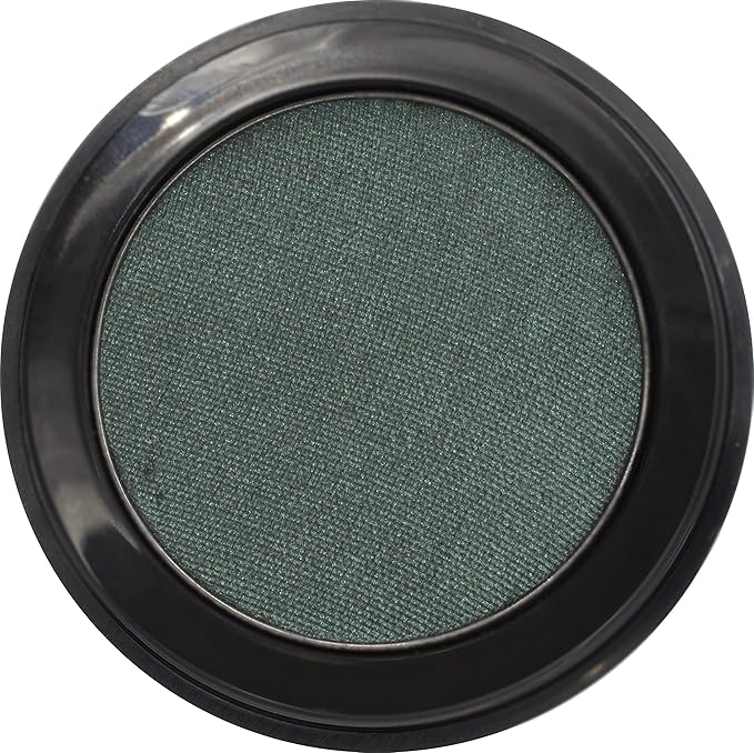 Counterfeit Shimmering Deep Forest Green Blue Grey Pressed Powder Single Vegan Eyeshadow; Talc, Paraben & Cruelty Free-Velvo Beauty