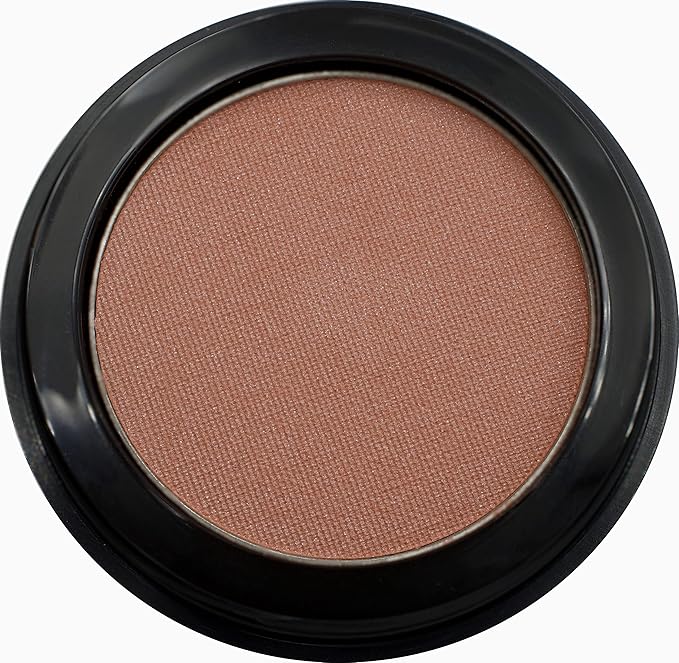Mango Glow Shimmering Dusty Muted Pink Blush Bronzer Pressed Cheek Color Powder, Talc & Paraben Free, 4 Grams, No Animal Testing & Cruelty Free-Velvo Beauty