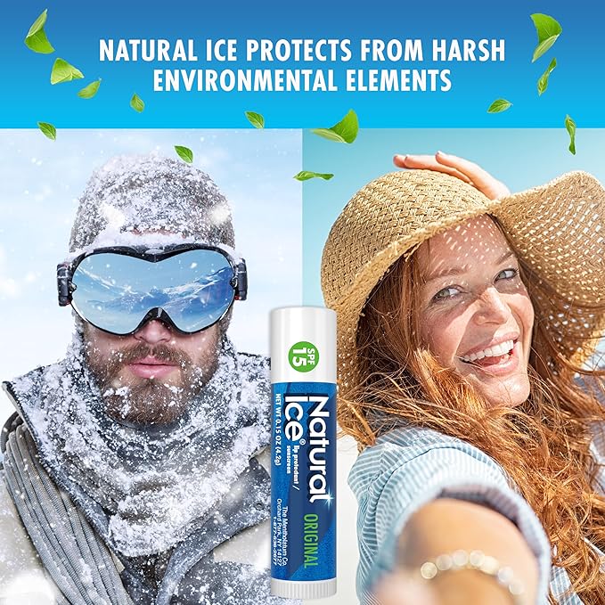 Natural Ice Original SPF 15 Medicated Lip Balm - 12 Count Pack-Velvo Beauty