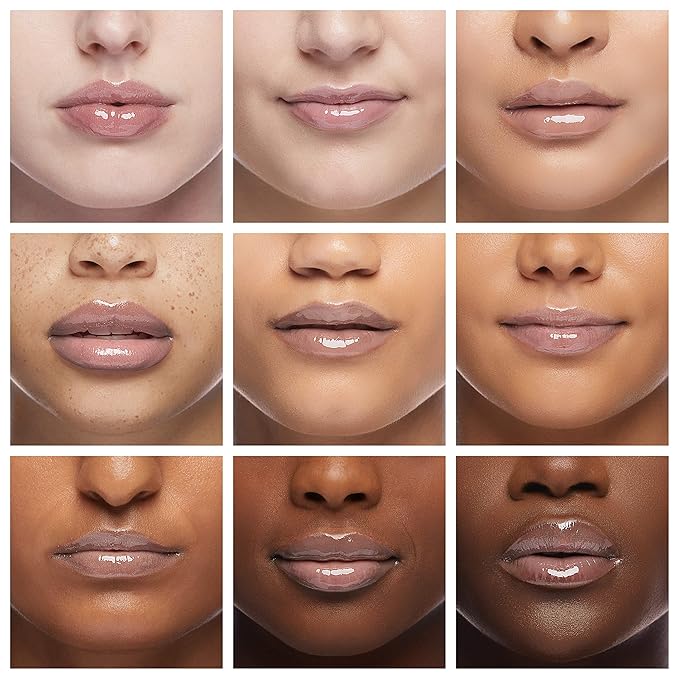 Lip Oil Hydrating Tinted Lip Balm, Plump Lip Gloss Lip Care Transparent Toot Lip Oil Tinted (004# Transparent)-Velvo Beauty