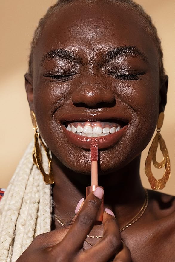 Live Tinted Huegloss High-Shine Lip Gloss - Hydrating, Non-Sticky, Moisturizing Lip Gloss with Hyaluronic Acid, Coconut Oil, and Shea Butter For a Soft Barrier & Seals in Moisture - Warm Spice-Velvo Beauty