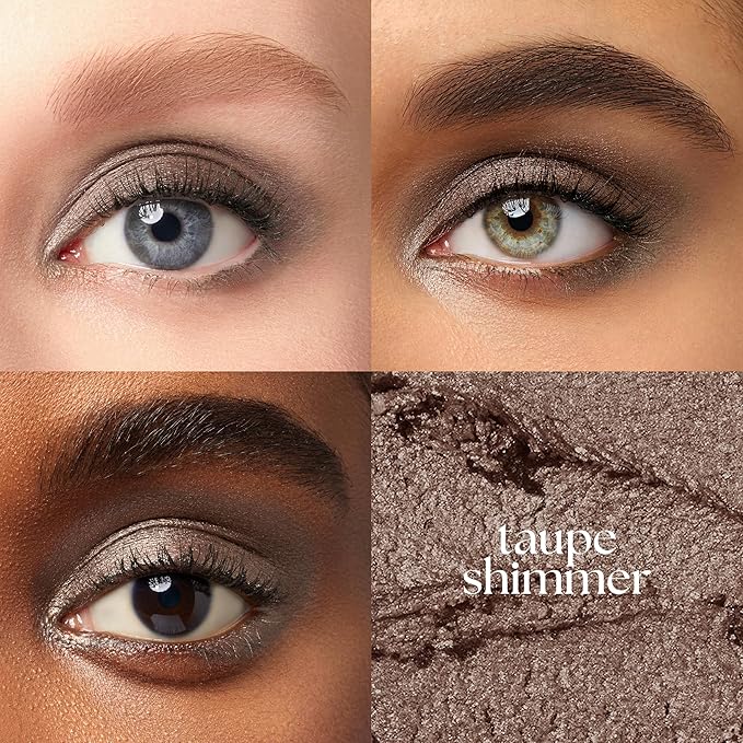 Julep Eyeshadow 101 Cream-to-Powder Waterproof Shadow Stick – Taupe Shimmer – Long-Lasting, Crease-Proof, Soft Grey Shimmer Eyeshadow with Built-in Smudger-Velvo Beauty