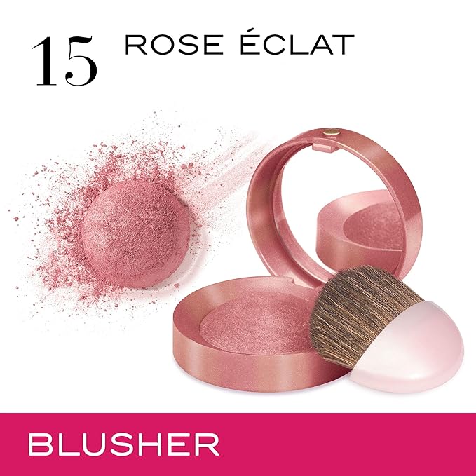 Bourjois Blush for Women, 15 Rose Eclat, 0.08 Ounce-Velvo Beauty