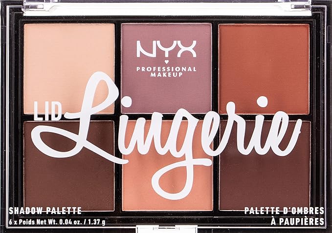 NYX PROFESSIONAL MAKEUP Lid Lingerie Shadow Palette, Eyeshadow Palette-Velvo Beauty