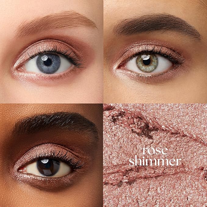 Julep Eyeshadow 101 Cream-to-Powder Waterproof Shadow Stick – Rose Shimmer – Long-Lasting, Crease-Proof, Pearlescent Rose Shimmer Cream Eyeshadow with Built-in Smudger-Velvo Beauty