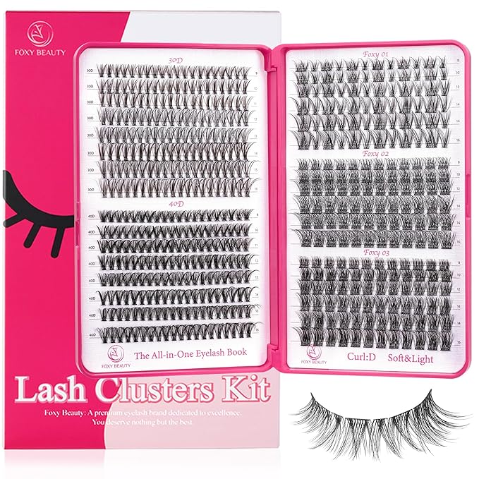 Lash Clusters Wispy - Lash Clusters,30D 40D Lash Clusters For Natural Look WideSpan 8-16MM Eyelash Clusters D Curl Lash Clusters For DIY Lashes At Home-Velvo Beauty