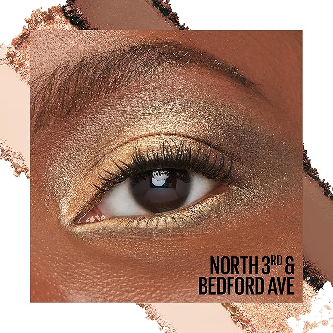 Maybelline New York Shadow Blocks Shadow Blocks Eyeshadow Palette, Stacked Eye Shadow Trio, North 3rd & Bedford Ave, 0.08 oz-Velvo Beauty