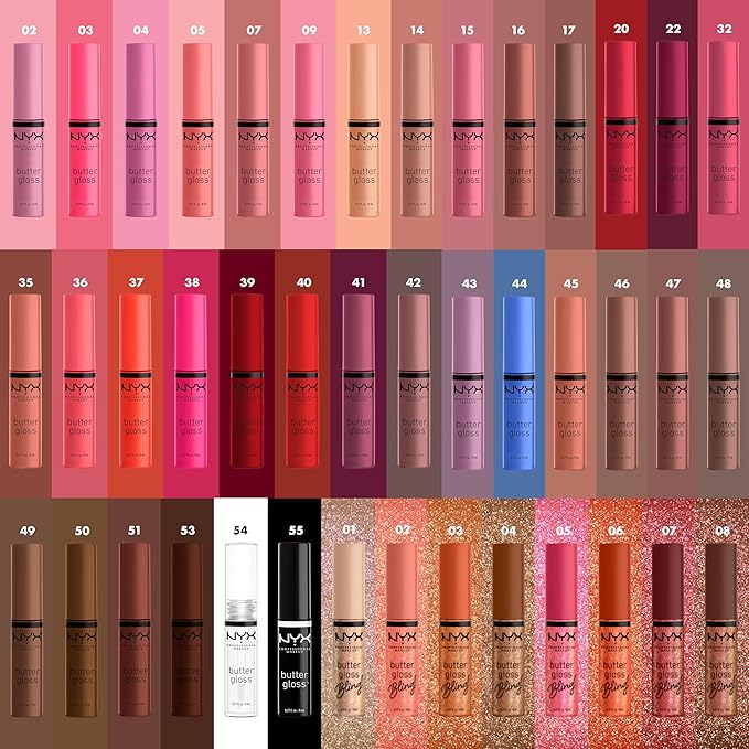 NYX PROFESSIONAL MAKEUP Butter Gloss Bling Lip Gloss, Non Sticky and Shiny Vegan Lip Makeup - She Got Money-Velvo Beauty