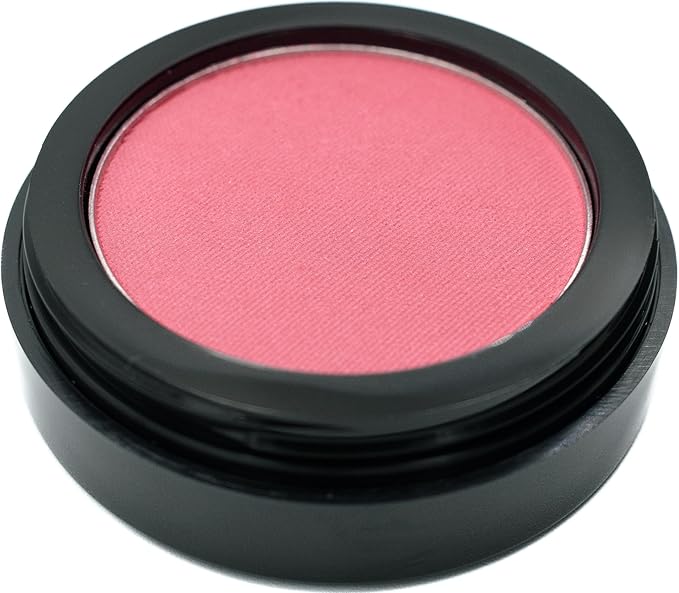 Tulip Deep with Tints of Coral Red Purple Magenta Blush Pressed Cheek Blush Color Contour Powder, Talc & Paraben Free, 4 Grams, No Animal Testing & Cruelty Free-Velvo Beauty