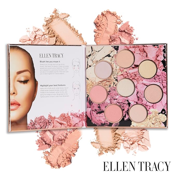 Ellen Tracy Blush and Highlight Palette-Velvo Beauty