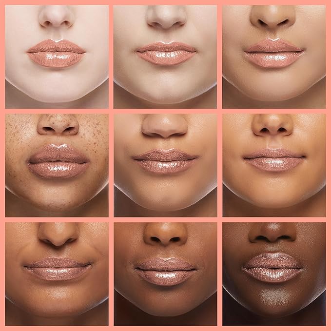 Oulac Nude Lipstick for Women with Metallic 3D Shine Lightweight Hydrating Formula, High Impact Lip Color, Vegan Beauty, Full Coverage Lip Makeup, Christmas Gifts for Women, Sahara Gold(10)-Velvo Beauty
