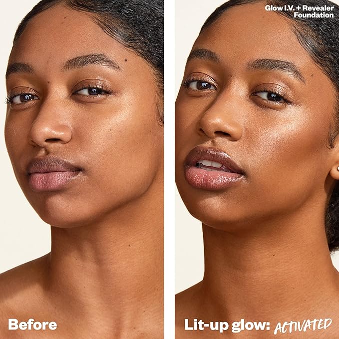 Kosas Glow I.V. Vitamin-Infused Skin Enhancer Face Makeup - Tinted Beauty Highlighter for a Healthy Glow - Recharge-Velvo Beauty