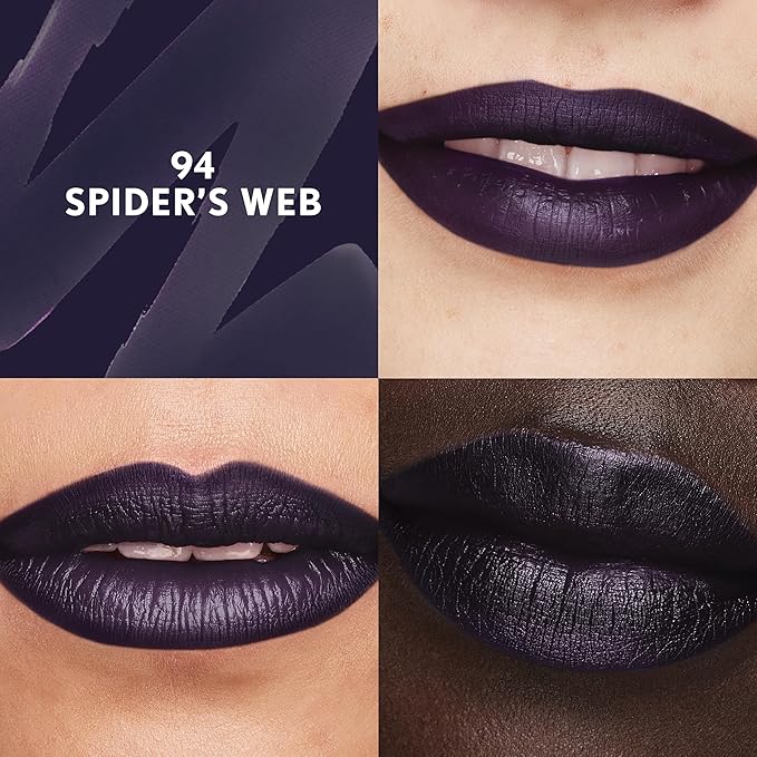 Covergirl Outlast, Spider's Web, Lipstain Halloween Limited Edition, Transfer-Proof, Non-Drying, Lightweight, Buildable, 0.05oz-Velvo Beauty