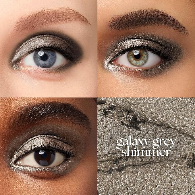 Julep Eyeshadow 101 Cream-to-Powder Waterproof Shadow Stick – Galaxy Grey Shimmer – Long-Lasting, Crease-Proof, Grey Gold Shimmer Cream Eyeshadow with Built-in Smudger-Velvo Beauty
