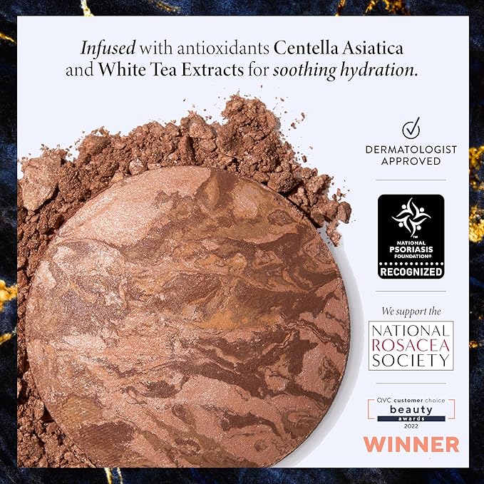 LAURA GELLER NEW YORK Award-Winning Baked Balance-n-Brighten Color Correcting Powder Foundation - Tan - Buildable Light to Medium Coverage - Demi-Matte Natural Finish-Velvo Beauty