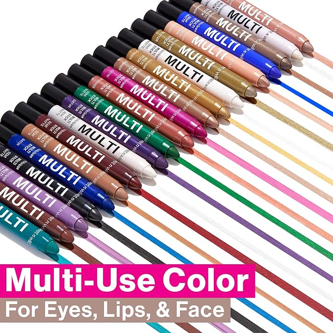 wet n wild Color Icon Cream Eyeliner Eyeshadow Multi-Stick, Moisturizing, Nourishing Velvety Cream-to-Powder Buildable & Blendable Formula, Cruelty-Free & Vegan - Brown Sugar-Velvo Beauty