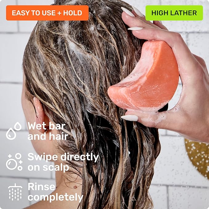 Ethique Volumizing Shampoo Bar with Biotin for thin, fine hair - Plastic-Free, Vegan, Cruelty-Free, 3.88 oz - Formerly Sweet & Spicy - Formerly Sweet & Spicy-Velvo Beauty