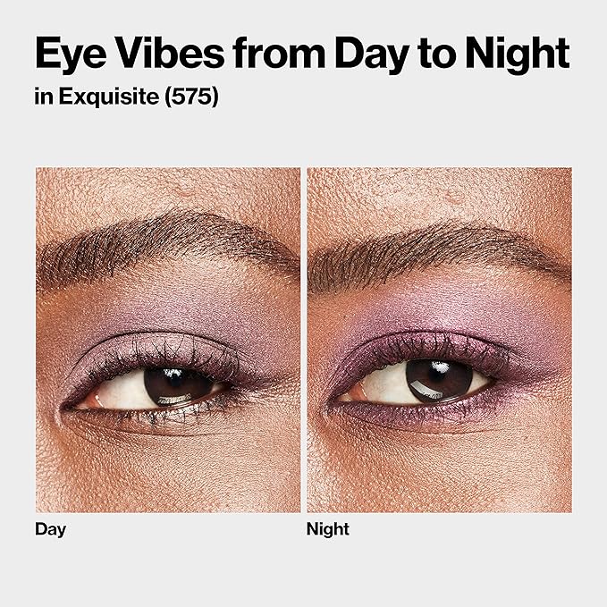 REVLON ColorStay Day to Night Eyeshadow Quad, Longwear Shadow Palette with Transitional Shades and Buttery Soft Feel, Crease & Smudge Proof, 575 Exquisite, 0.16 oz-Velvo Beauty