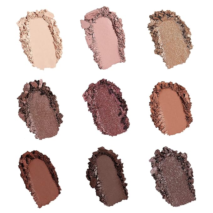 Sigma Beauty On-the-Go Eyeshadow Palette - Hazy - 9 Bold Eyeshadow Shades in Matte, Shimmer and metallic Finishes - Highly Pigmented Vegan Eye Makeup Palette - Clean Beauty Products-Velvo Beauty