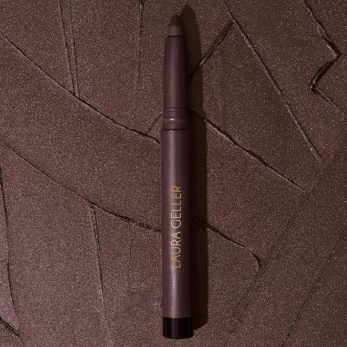 LAURA GELLER NEW YORK Kajal Longwear Kohl Eyeliner Pencil - Royal Quartz - Caffeine and Vitamin E - Smooth & Blendable Liner - Built-In Sharpener-Velvo Beauty