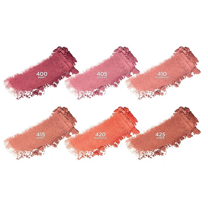 L'Oreal Paris Age Perfect Radiant Satin Blush with Camellia Oil, Marigold-Velvo Beauty