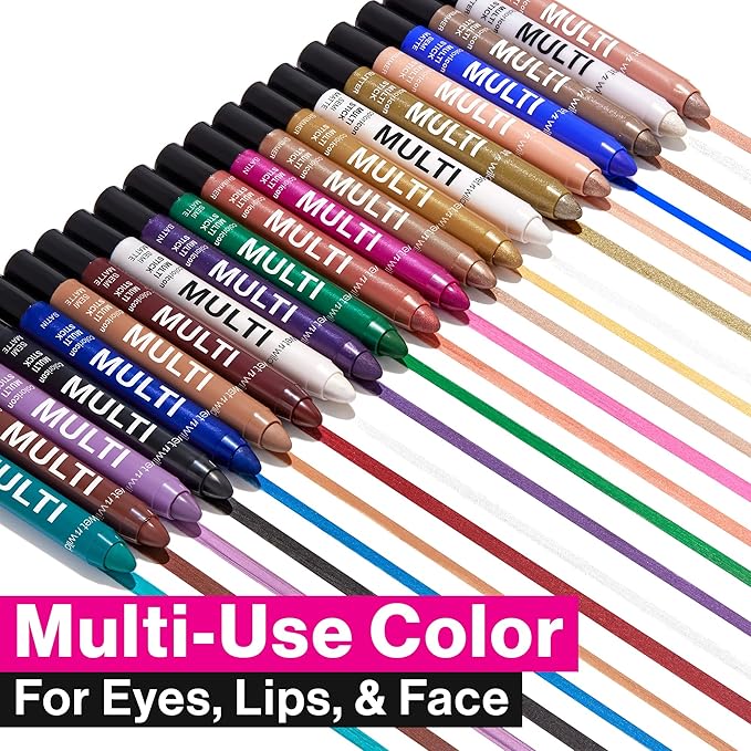 wet n wild Color Icon Cream Eyeliner Eyeshadow Multi-Stick, Moisturizing, Nourishing Velvety Cream-to-Powder Buildable & Blendable Formula, Cruelty-Free & Vegan - Nocturnal Behavior-Velvo Beauty