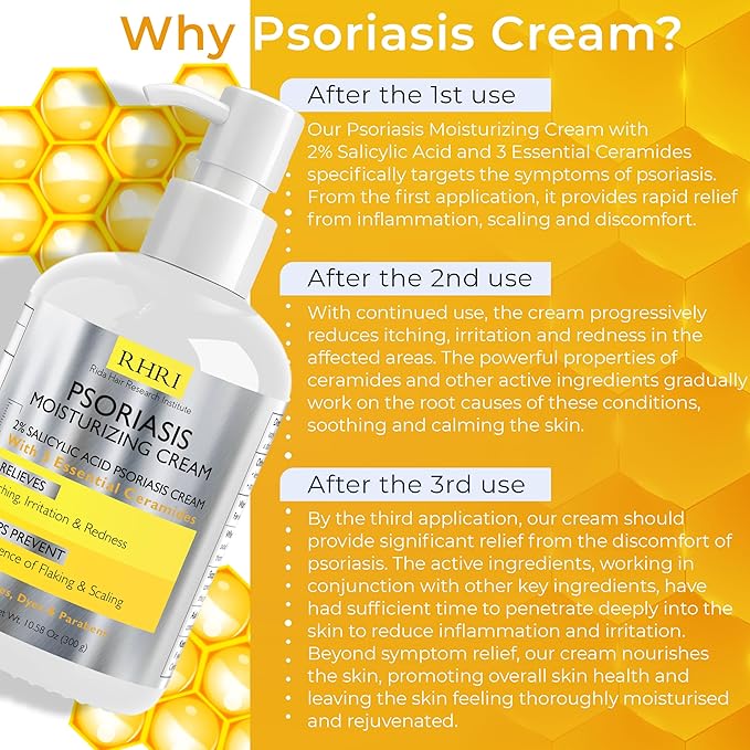Psoriasis Cream for Itchy Scalp, Face & Body | Eczema Cream for Adults | Psoriasis Treatment for Skin | Itching, Irritation & Redness Relief | XL Size-Velvo Beauty