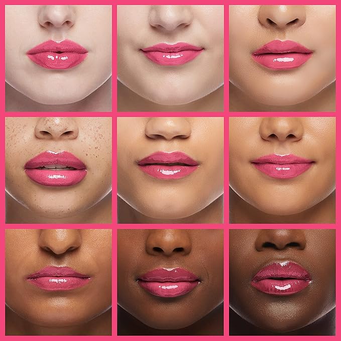 Plumping Lip Oil, Long Lasting Hydrating Lip Gloss Tinted Lip Balm Non-sticky Revitalizing, Tinting Lip Care Oil for Dry Lip (RASPBERRY)-Velvo Beauty