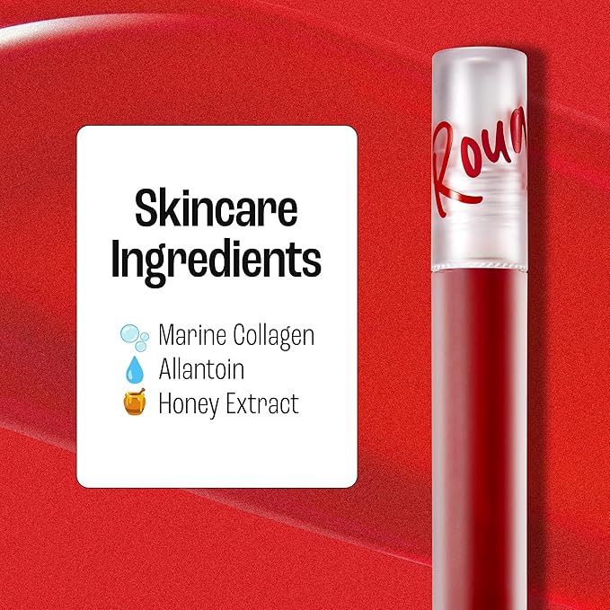 Rouge Star Plumping Lip Tattoo (0.17 oz) - 72-HR Long Lasting Waterproof Peel Off Lip Stain - Transfer-Proof, Non -Sticky Hydrating Matte Lip Tint Tattoo (Richly Red)-Velvo Beauty