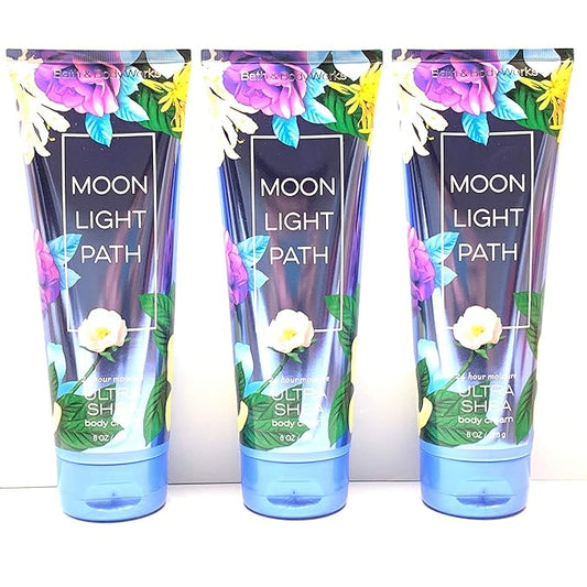 Bath & Body Works Moonlight Path Ultra Shea Body Cream Pack of 3-Velvo Beauty