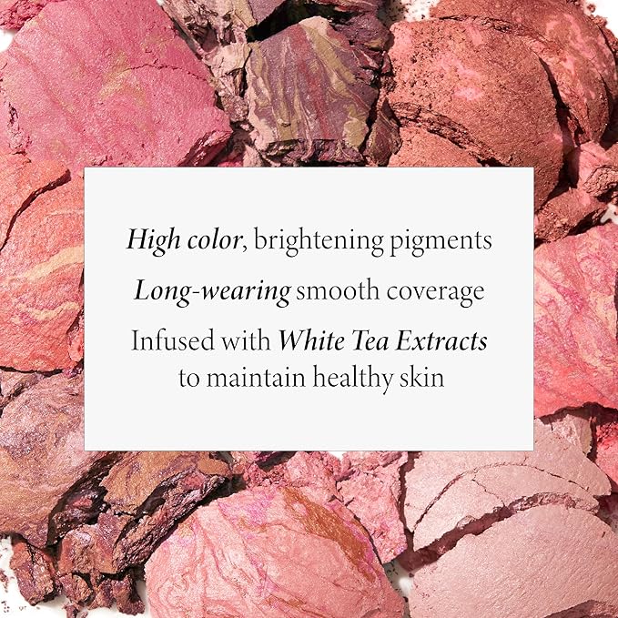 LAURA GELLER NEW YORK Baked Blush-n-Brighten Marbleized Blush + Angled Brush (06 Pink Grapefruit, 47mm)-Velvo Beauty