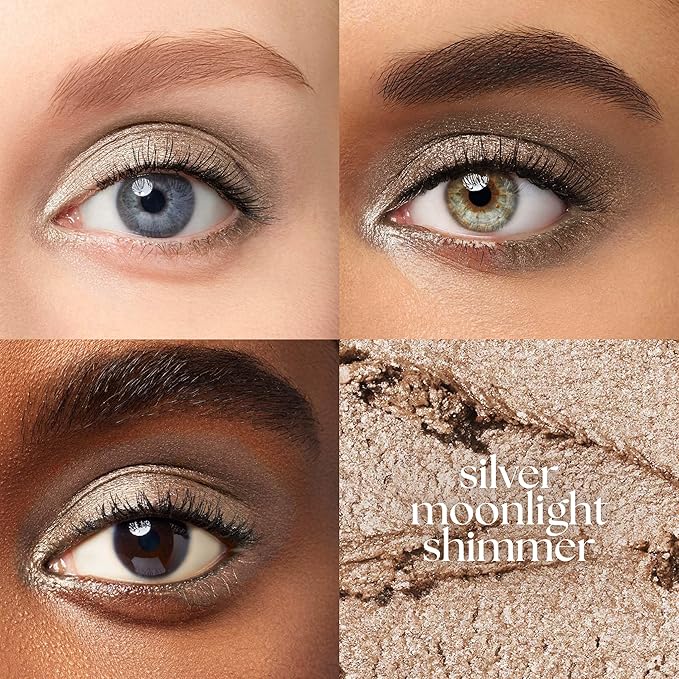 Julep Eyeshadow 101 Cream-to-Powder Waterproof Shadow Stick – Silver Moonlight Shimmer – Long-Lasting, Crease-Proof, Medium Golden-Beige Shimmer Eyeshadow with Built-in Smudger-Velvo Beauty