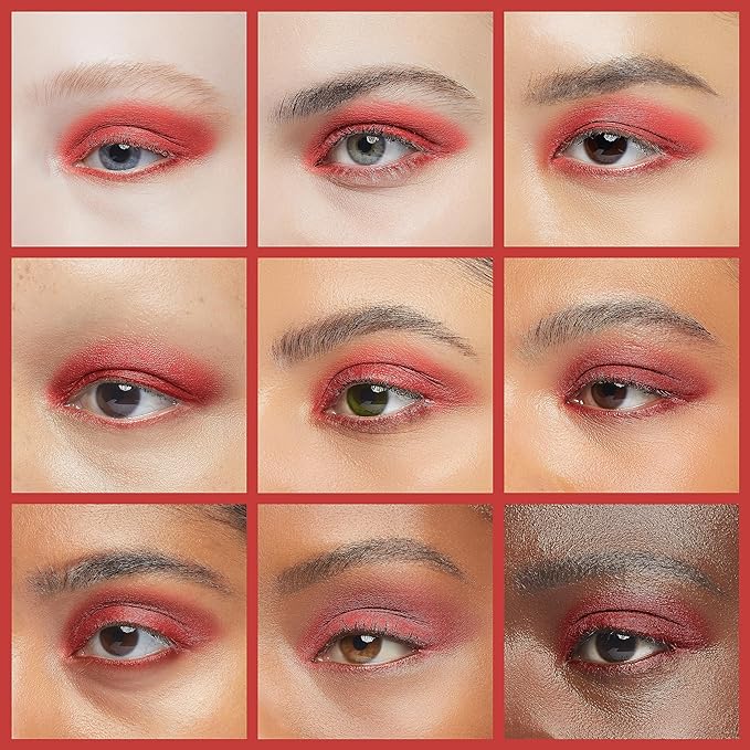 IS'MINE Single Eyeshadow Powder Palette, Matte Red, High Pigment, Longwear Eye Makeup for Day & Night-Velvo Beauty