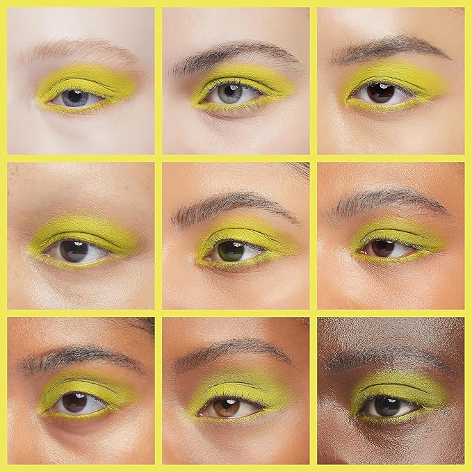 IS'MINE Single Yellow Matte Eyeshadow Powder Palette High Pigment, Longwear, Intense Color Best Yellow Eyeshadow-Velvo Beauty