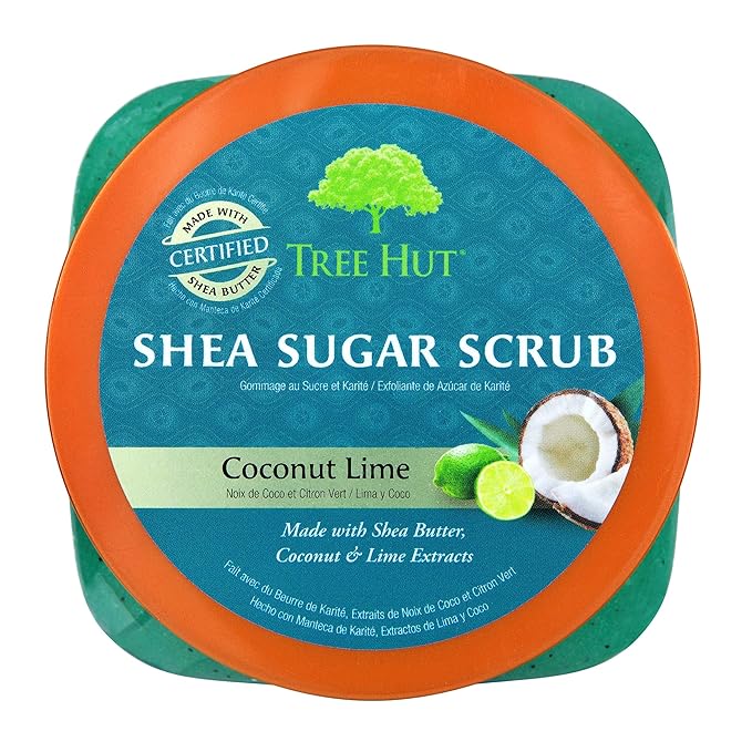 Tree Hut Shea Sugar Body Scrub Coconut Lime 18 oz-Velvo Beauty