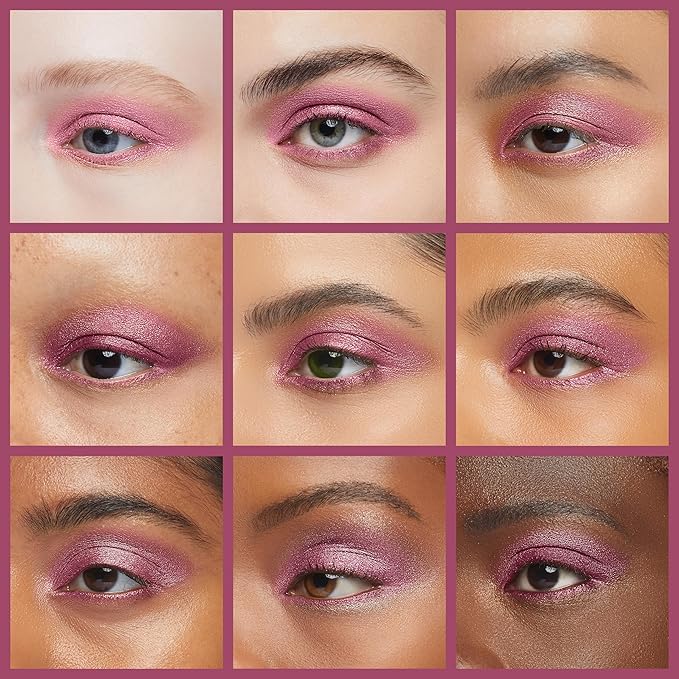 Midnight Plum Purple Red Lilac Shimmering Pressed Powder Single Vegan Eyeshadow; Talc, Paraben & Cruelty Free-Velvo Beauty