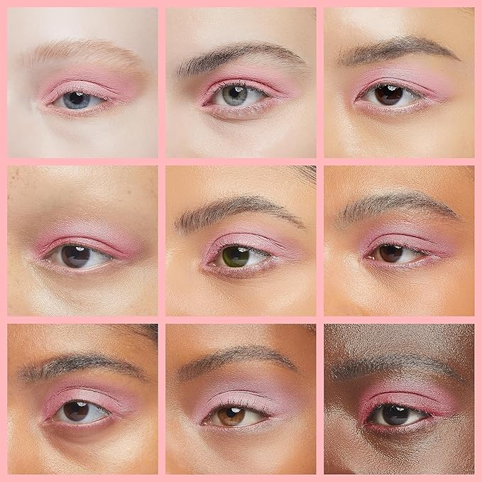 ISMINE Single Eyeshadow Powder Palette, Matte Light Pink, High Pigment, Longwear Single Eye Makeup for Day & Night-Velvo Beauty