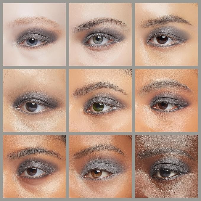 ISMINE Single Eyeshadow Powder Palette Matte Grey, High Pigment, Longwear Single Grey Eye Makeup for Day & Night (#03)-Velvo Beauty