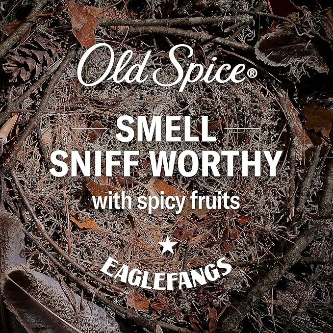 Old Spice Body Wash for Men, Eaglefangs, Long Lasting Lather, 24 fl oz (Pack of 4)-Velvo Beauty