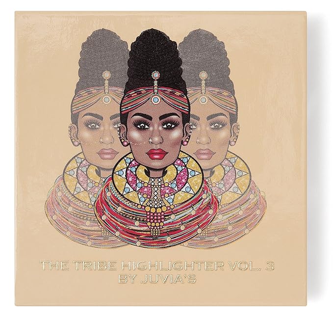 Juvia's Place Highlighter Tribe Glow Vol.3 - Highlighter Powder, Baked Highlighter, Shimmer Highlighter Makeup, Long-Wearing & Illuminating Cheek Highlighter - Suitable for Lighter Skin Tones-Velvo Beauty