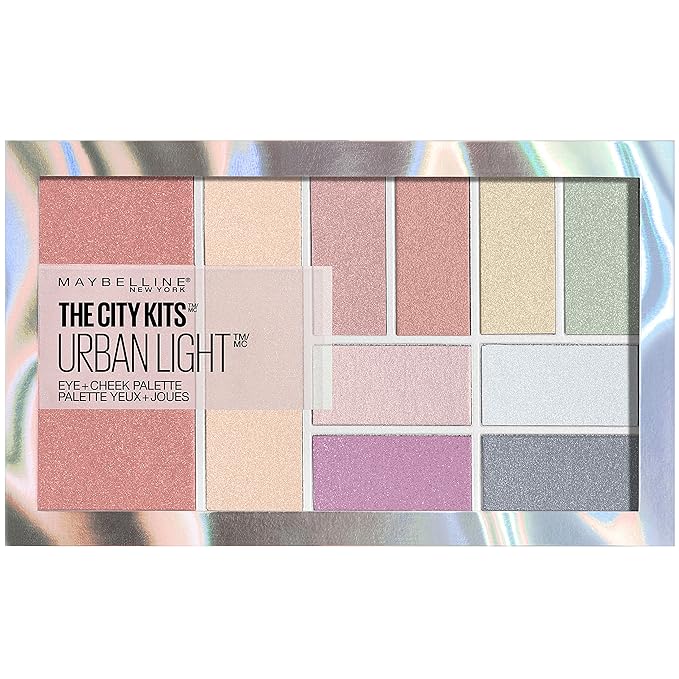 Maybelline New York The City Kits All-in-One Eye & Cheek Palette, Urban Light, 0.42 oz.-Velvo Beauty