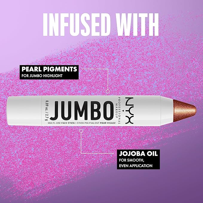 NYX PROFESSIONAL MAKEUP, Jumbo Multi-Use Face Highlighter Stick - Flan-Velvo Beauty