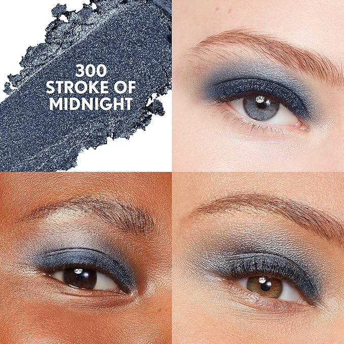 Covergirl Clean Multiline Eyeshadow Pencil, 300 Stroke Of Midnight, Vegan Formula, Shimmer Eyeshadow, Easy Application, Glides on Effortlessly, Blends Perfectly, 0.05oz-Velvo Beauty