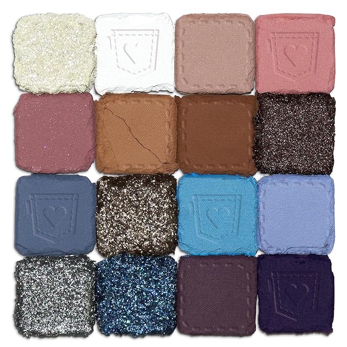 NYX PROFESSIONAL MAKEUP, Ultimate Shadow Palette, Eyeshadow Palette - Vintage Jean Baby-Velvo Beauty