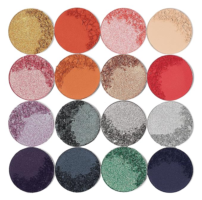 Juvia's Place Palette The Magic Mini - Bright and Bold Red, Shades of 16, Professional Eye Makeup, Pigmented Palette, Makeup Palette for Eye Color & Shine-Velvo Beauty