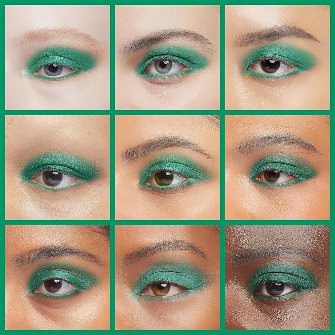 ISMINE Single Green Matte Eyeshadow, High Pigment, Longwear, Intense Color Best Single Green Eyeshadow Eye Makeup for Day & Night-Velvo Beauty