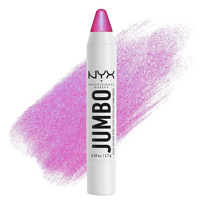 NYX PROFESSIONAL MAKEUP, Jumbo Multi-Use Face Highlighter Stick - Blueberry Muffin-Velvo Beauty